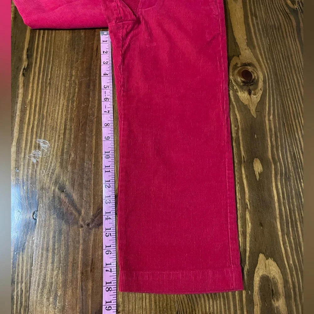 Vineyard Vines Red Corduroy Pants Adjustable Waist Boy 5